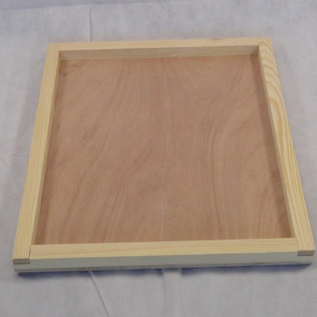 Couvre-cadres bois avec bordure, 42.5 x 50 cm