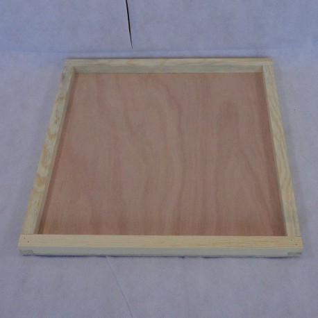 Couvre-cadres bois avec bordure 50 x 50 cm