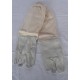 Gants en cuir avec manchons en coton, taille XL / 11